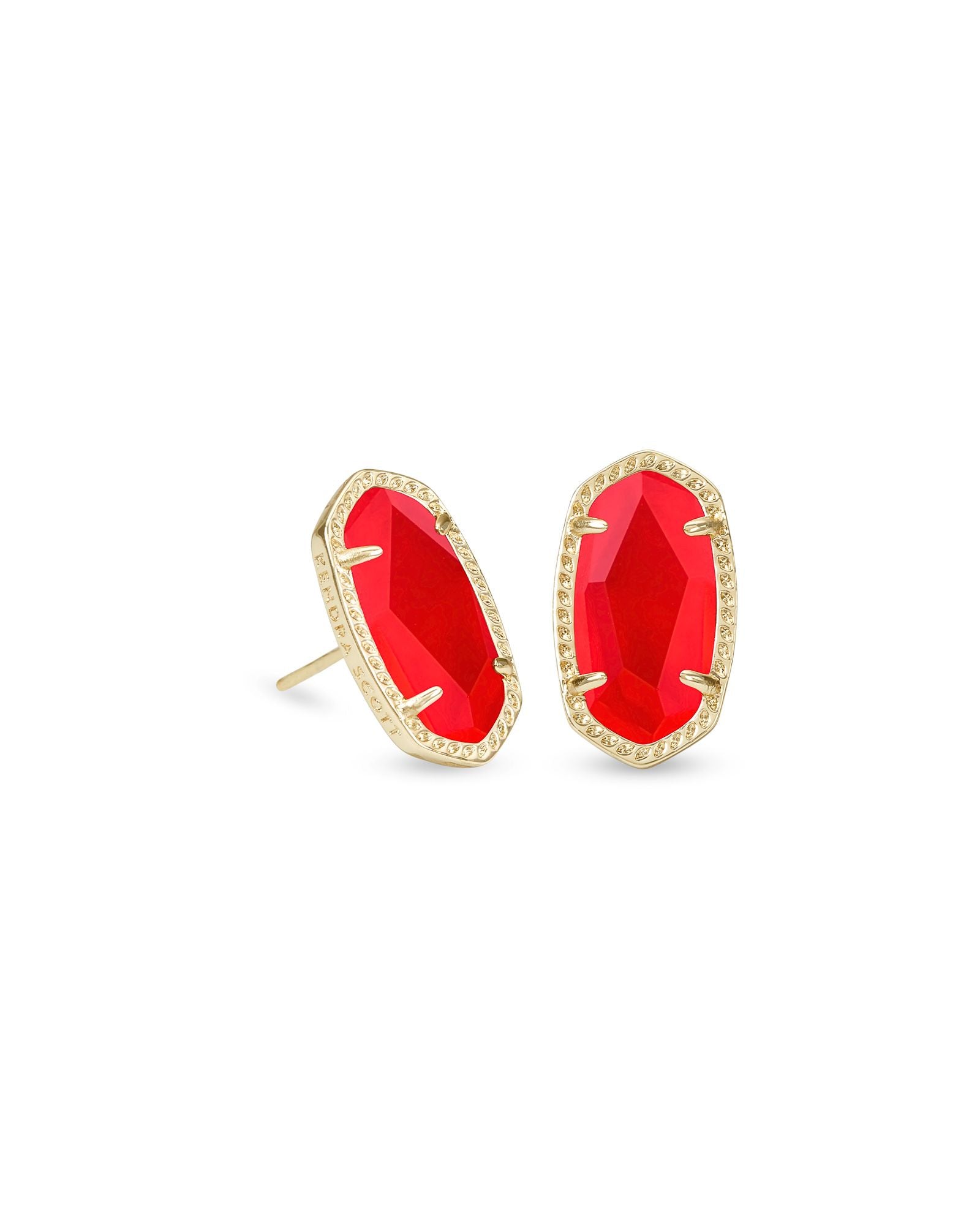 Kendra Scott Cristina Statement Earrings Red Tassels