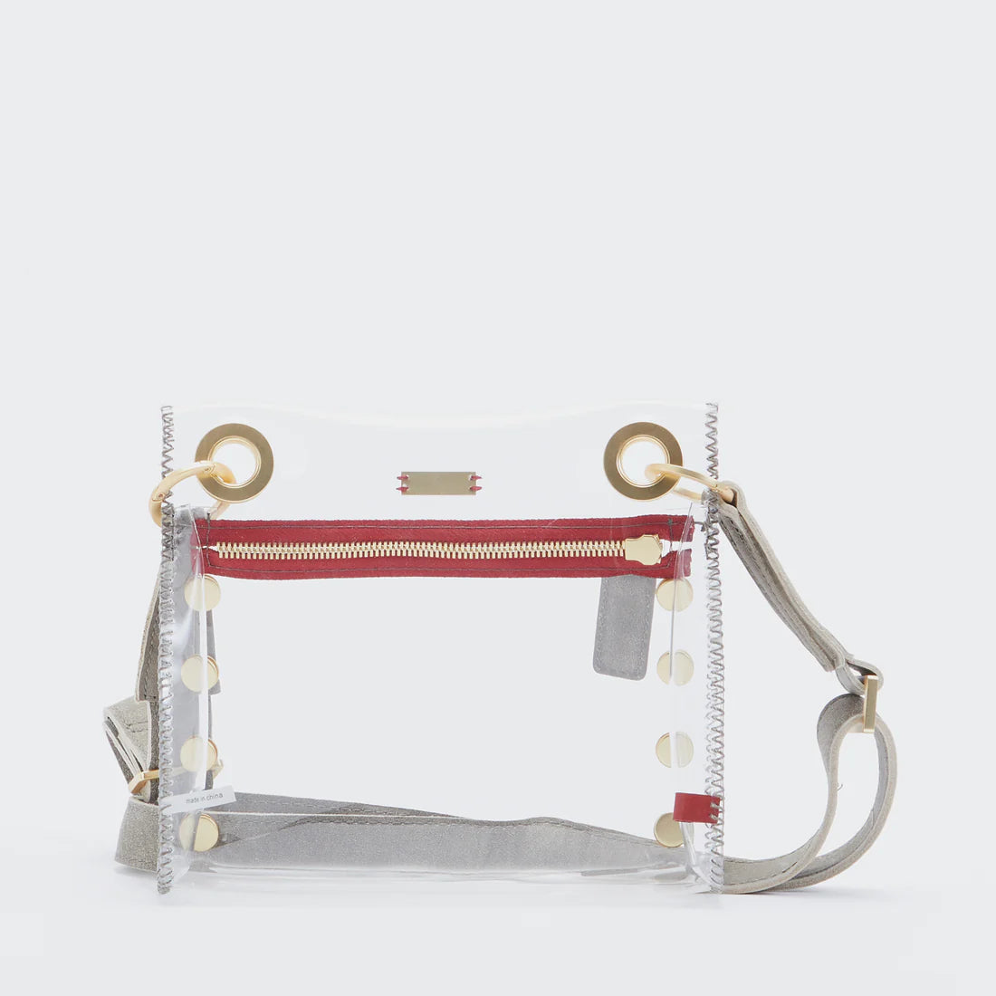 AR White Trim Clear Stadium Bag – Southern Roots Boutique