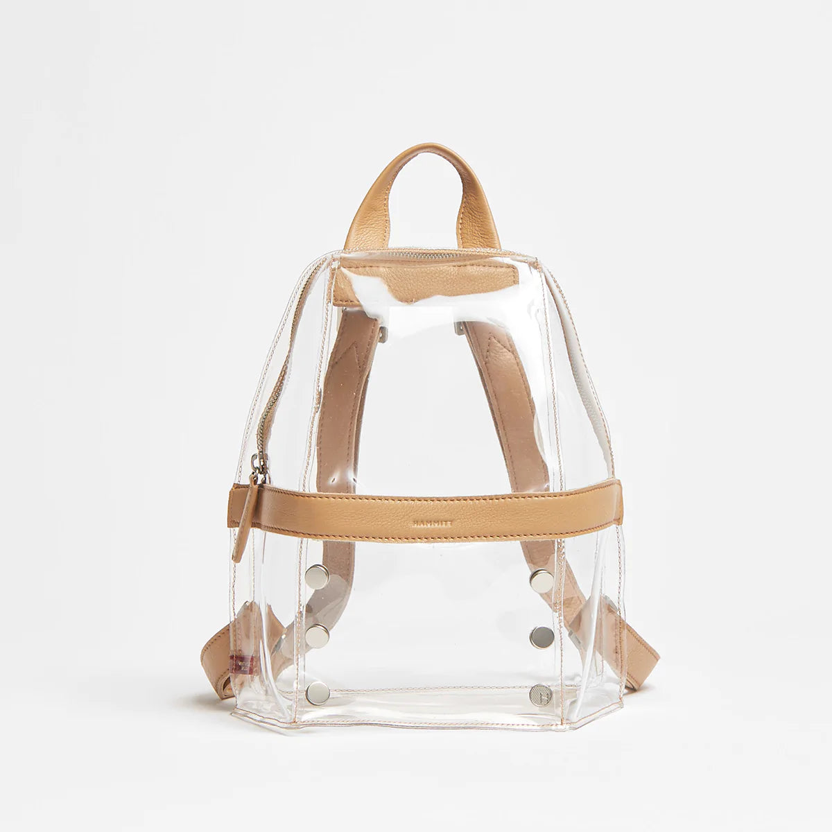 clear gold backpack