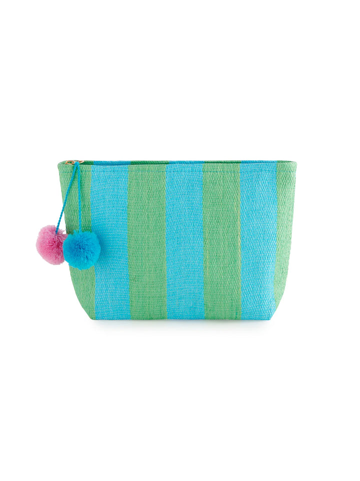 Mirage Zip Pouch in Aqua