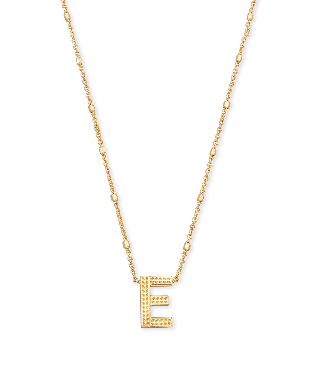 Kendra Scott Letter Pendant Necklace in Gold