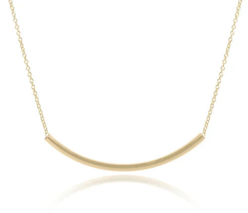 enewton 16" Necklace Gold Bliss Bar Gold