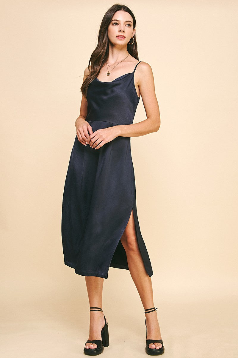 Nightfall Spark Deep Navy Dress