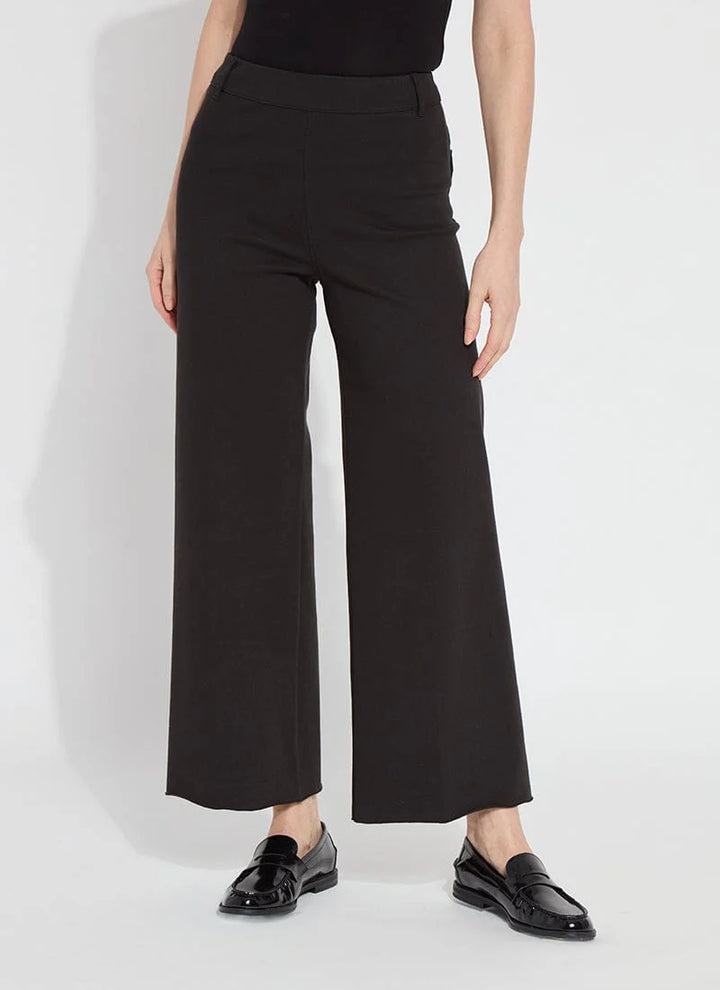 Lysse Erin Wide Leg Denim (28" Inseam) in Black