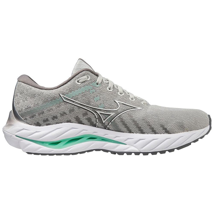 Women's Mizuno Wave Inspire 19 Running Shoe in Harbor Mist-White