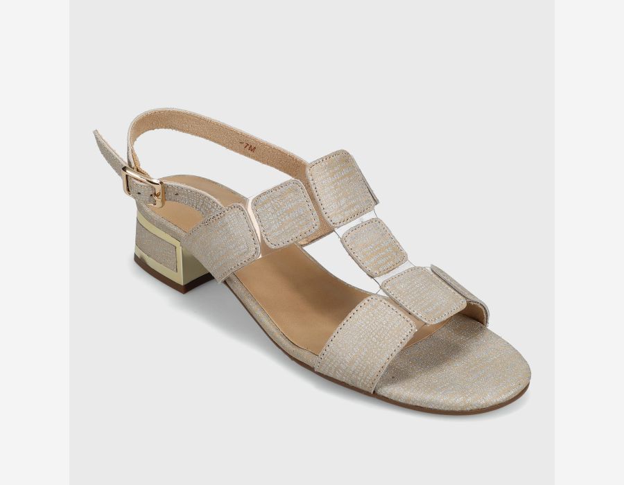 Vaneli Hatty Slingback Sandal in Perla Harmonica