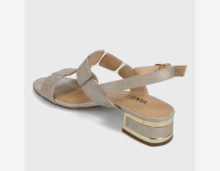 Vaneli Hatty Slingback Sandal in Perla Harmonica