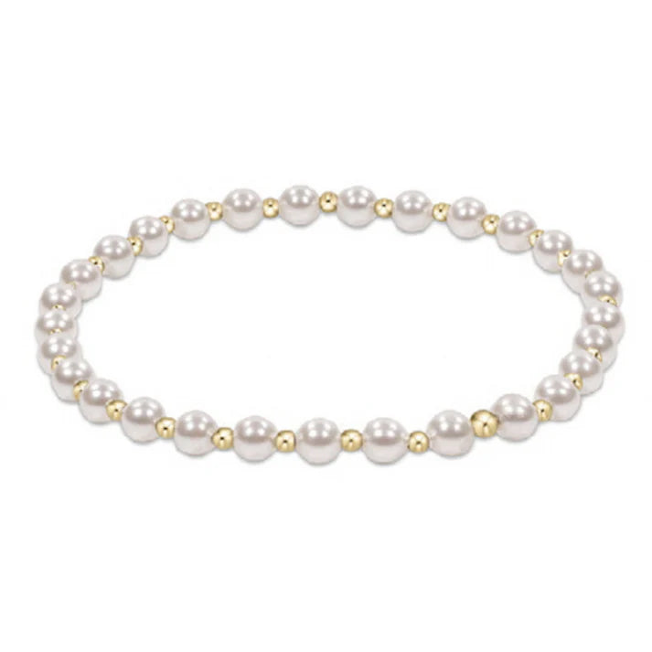 enewton 6.25" Classic Grateful Pearl Pattern 4mm Bead Bracelet