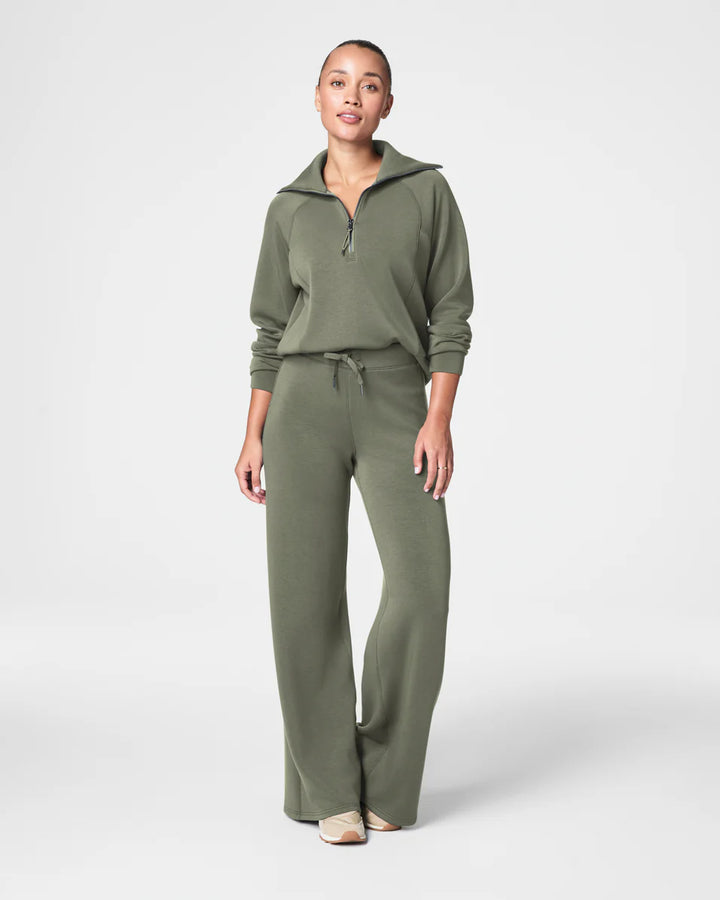 Spanx AirEssentials Wide Leg Pant in Clover