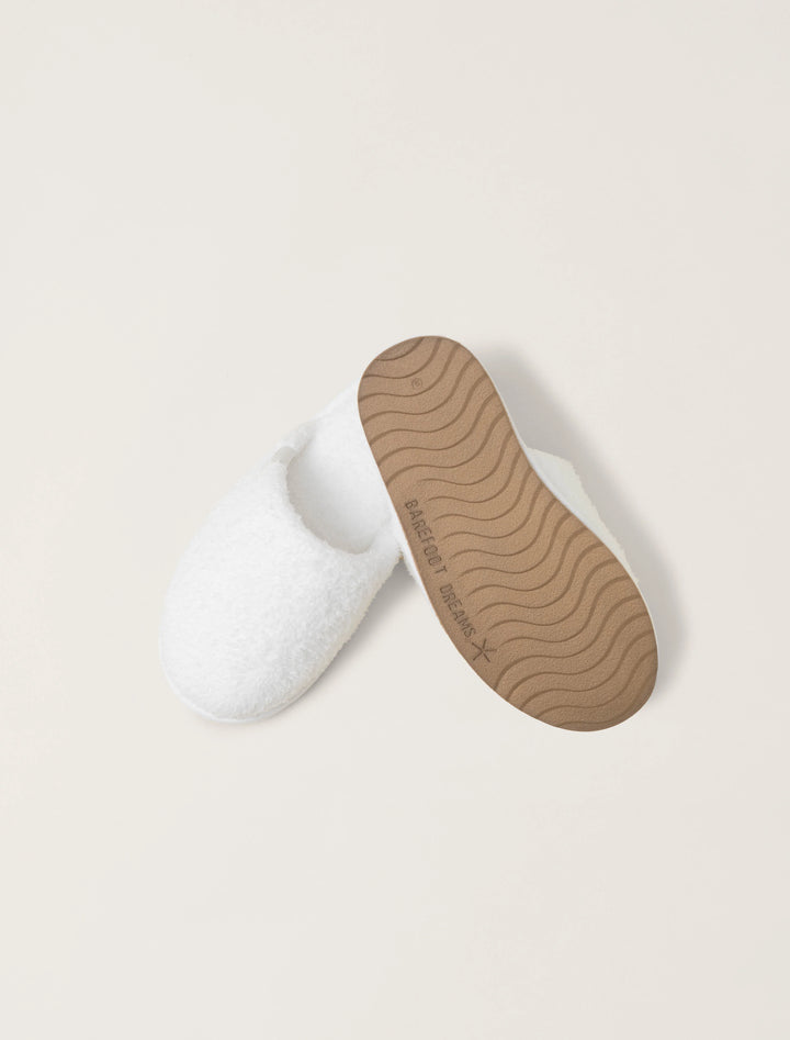 Barefoot Dreams CozyChic® Unisex Slipper in White