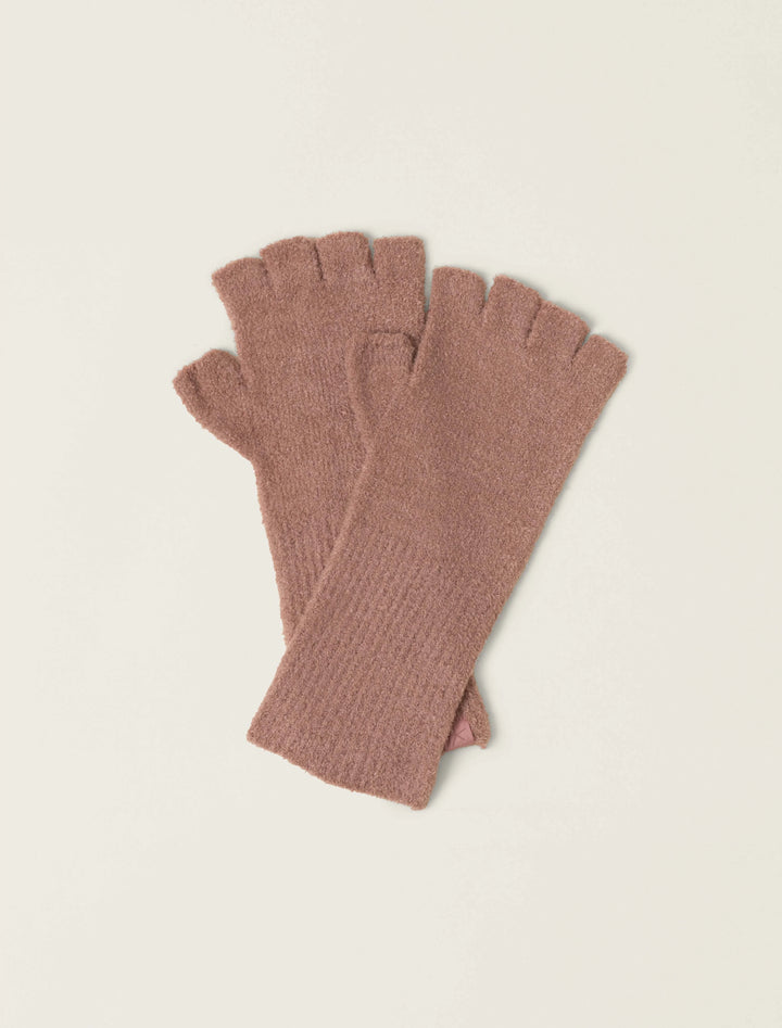 Barefoot Dreams CozyChic Lite® Fingerless Gloves in Terra