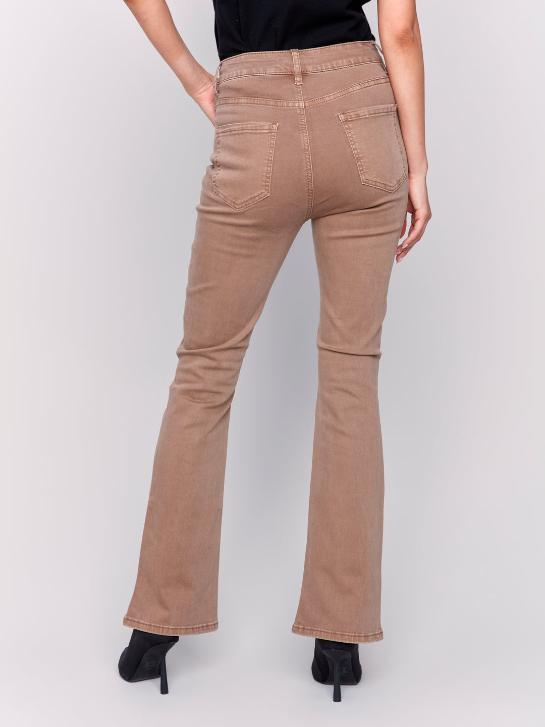 Charlie B Truffle Bootcut Leg Denim Pant