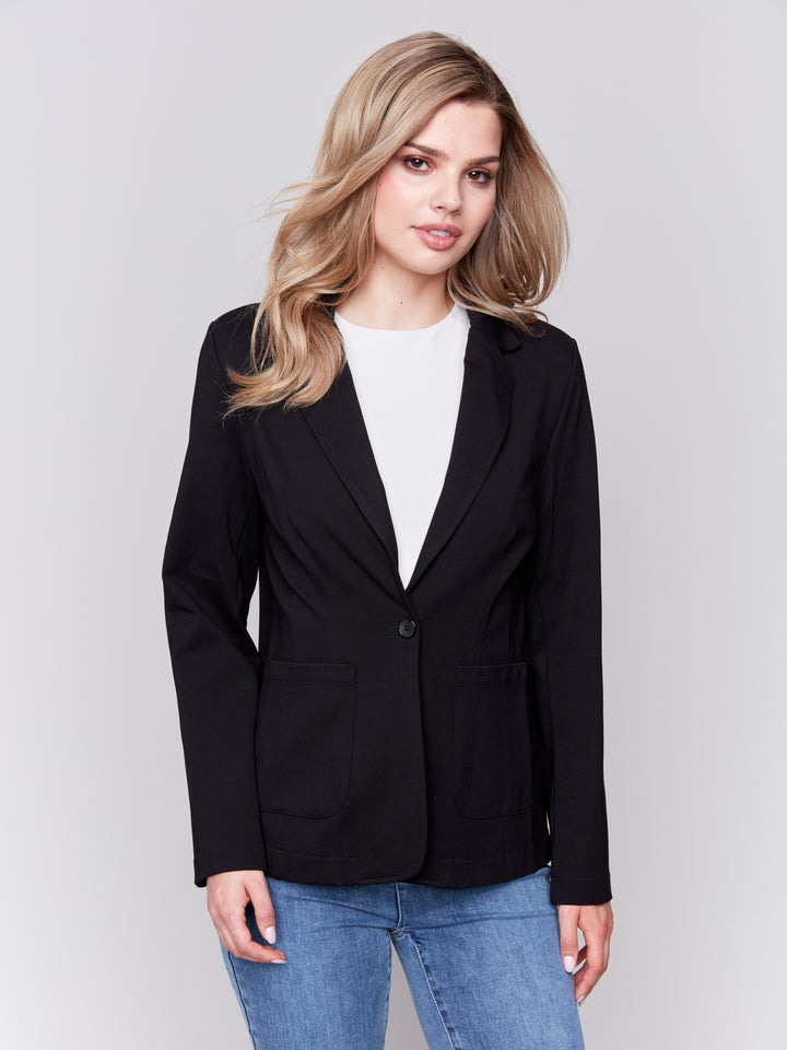 Charlie B Black Blazer