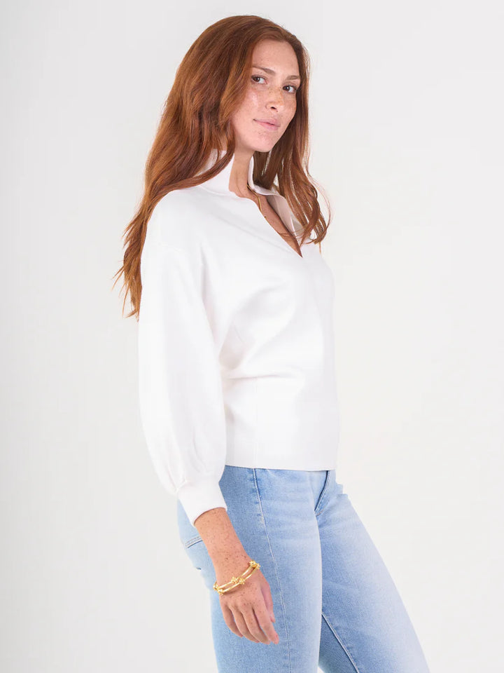 Emily McCarthy Lolli Sweater in White