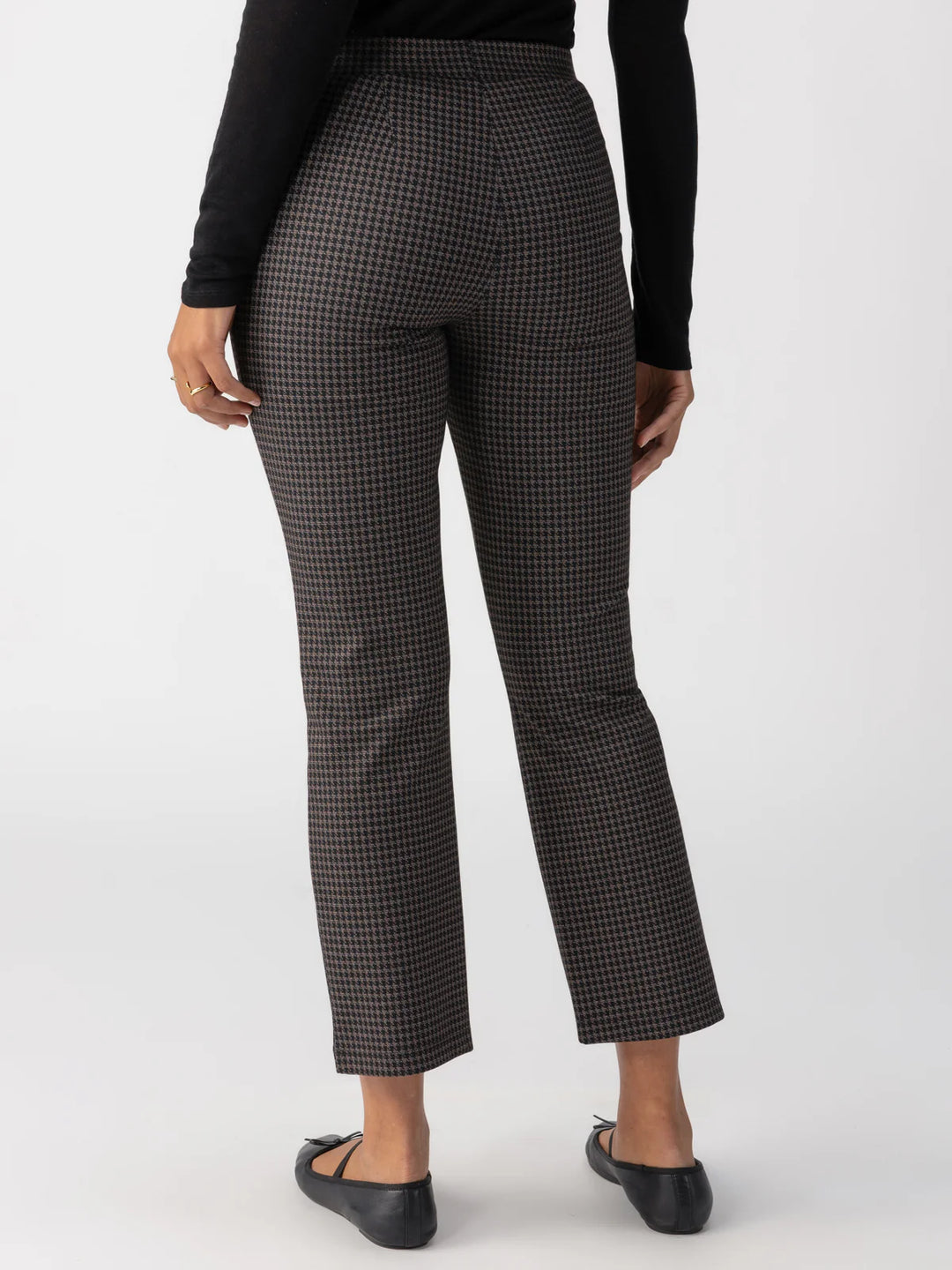 Sanctuary Clothing Carnaby Kick Crop in Shadow Check