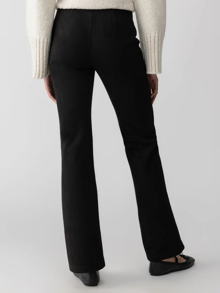 Sanctuary Clothing Lana Flare Semi High Rise Black Pant