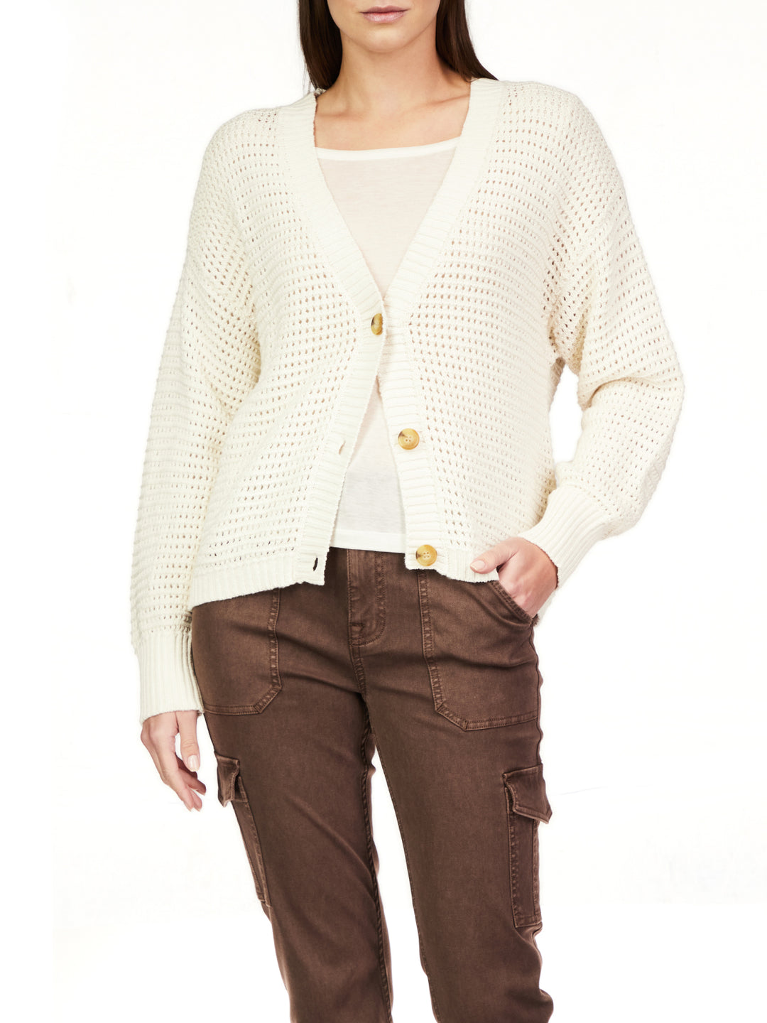 Sanctuary Clothing Falling For Fall Chalk Cardi