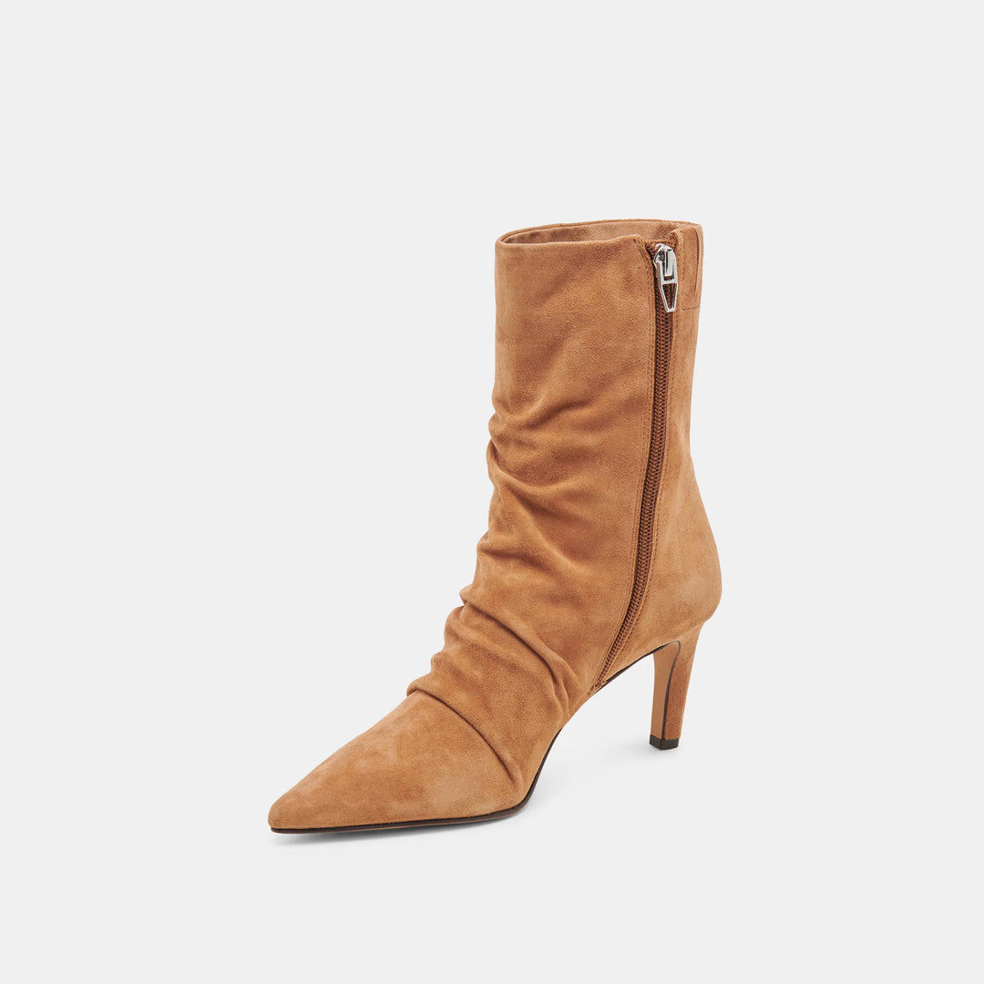 Dolce Vita Fernly Boots in Pecan Suede