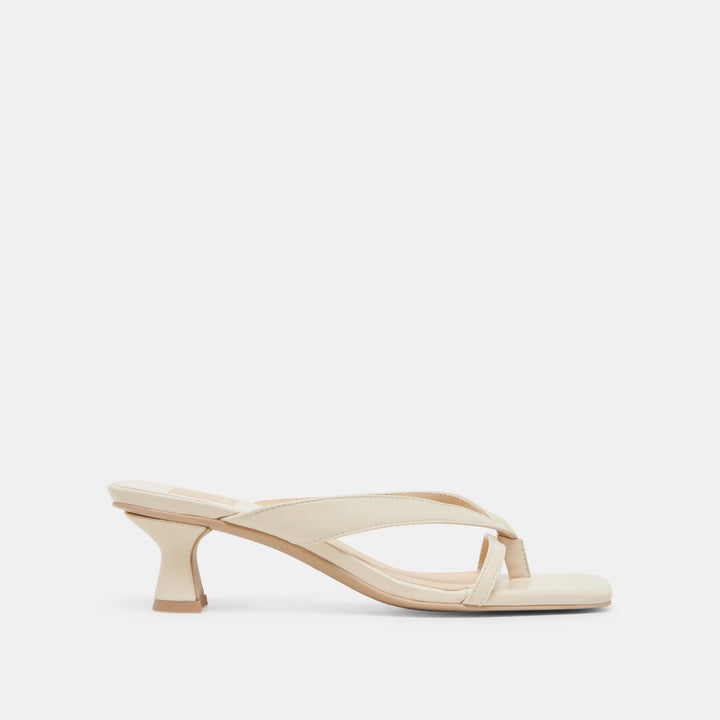 Dolce Vita Brevel Heels in Off White Leather