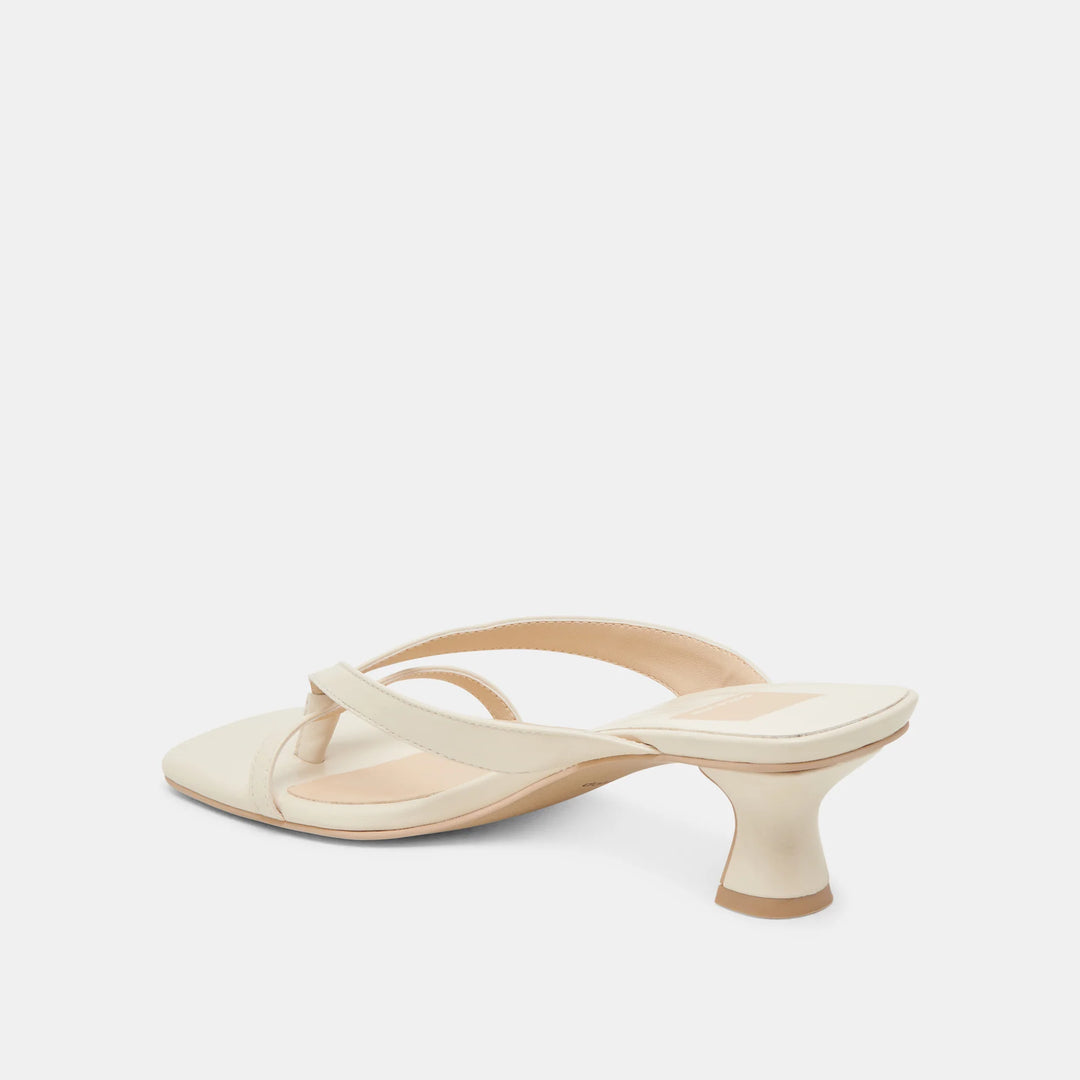 Dolce Vita Brevel Heels in Off White Leather