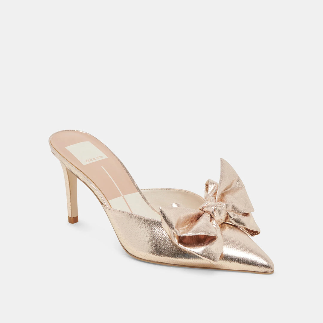 Dolce Vita Kayli Heels in Platinum Satin