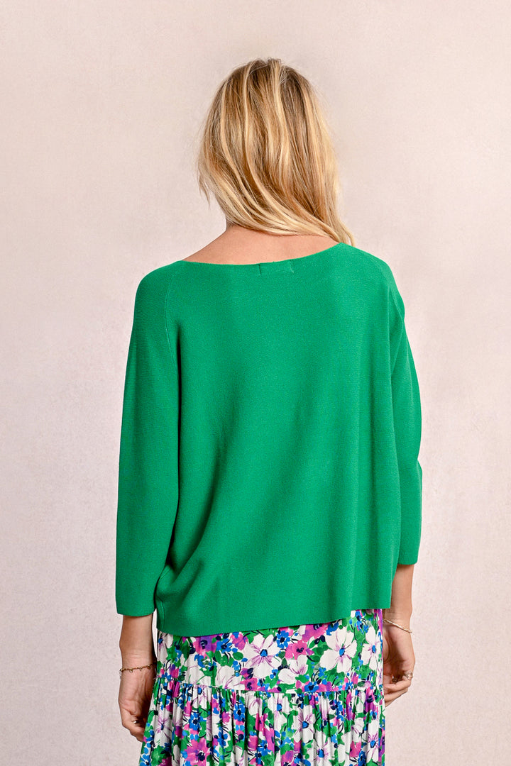 Molly Bracken Kelly Green Knit Sweater