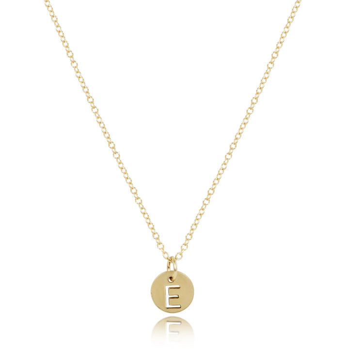 enewton 16" Necklace Gold- Respect Small Gold Disc