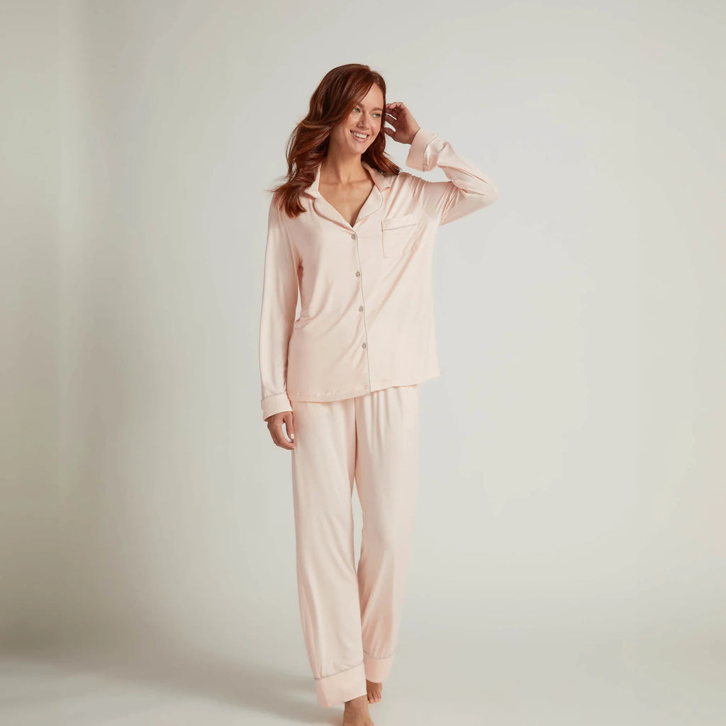 FACEPLANT BAMBOO Classic Pajama Set in Pink