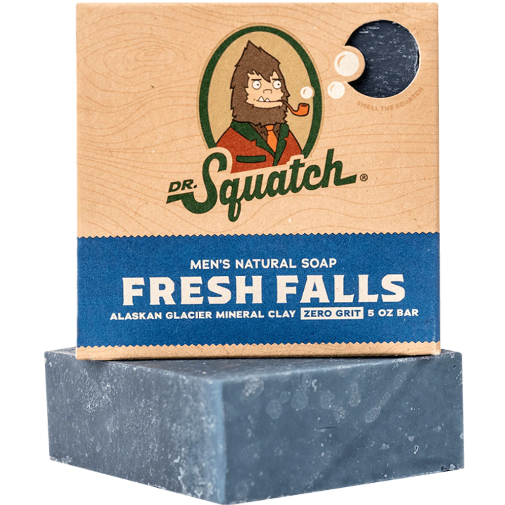 Dr. Squatch Men's Natural Shampoo Fresh Falls, Sulfate & Paraben Free, 8 oz