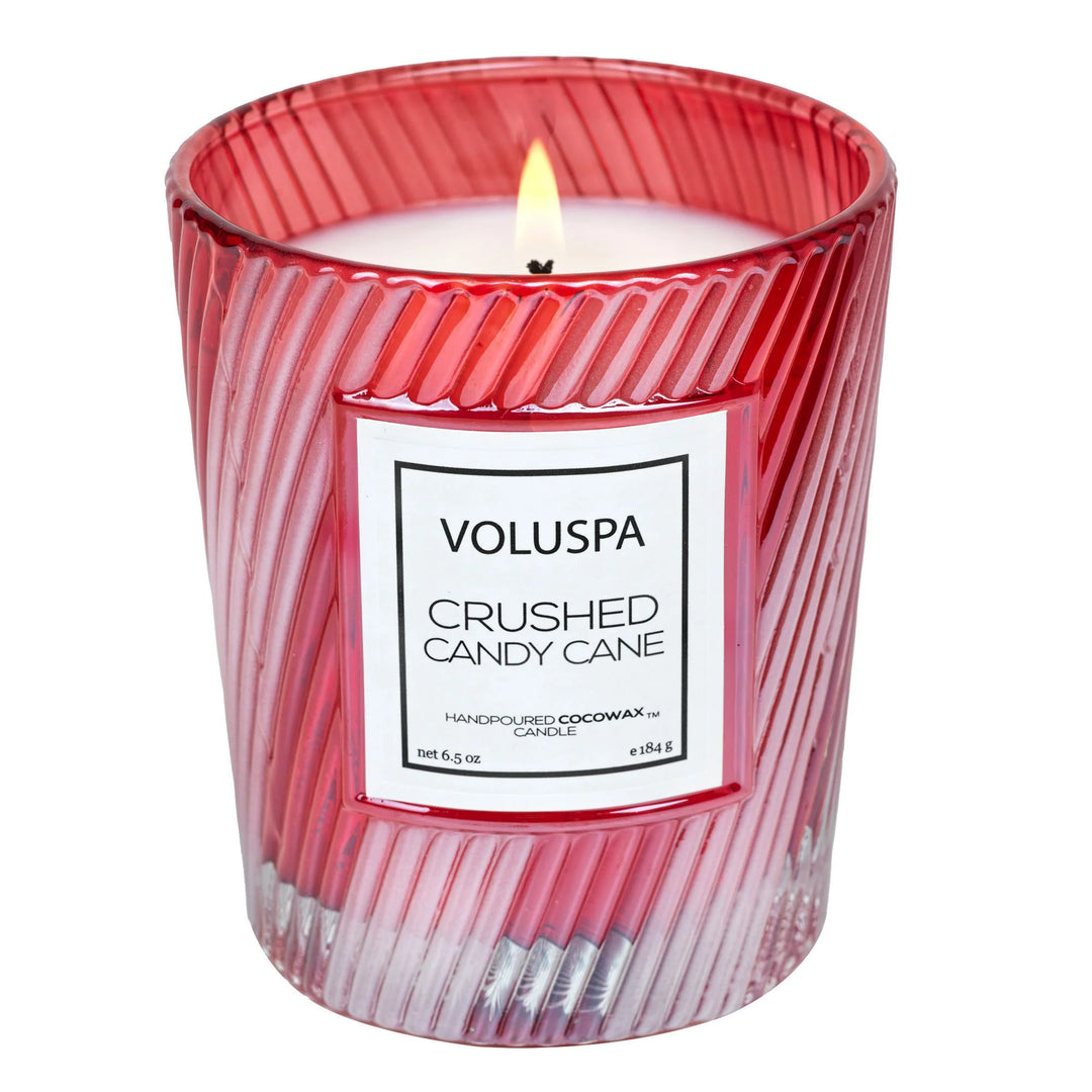 Voluspa Crushed Candy Cane Limited Edition Classic Candle