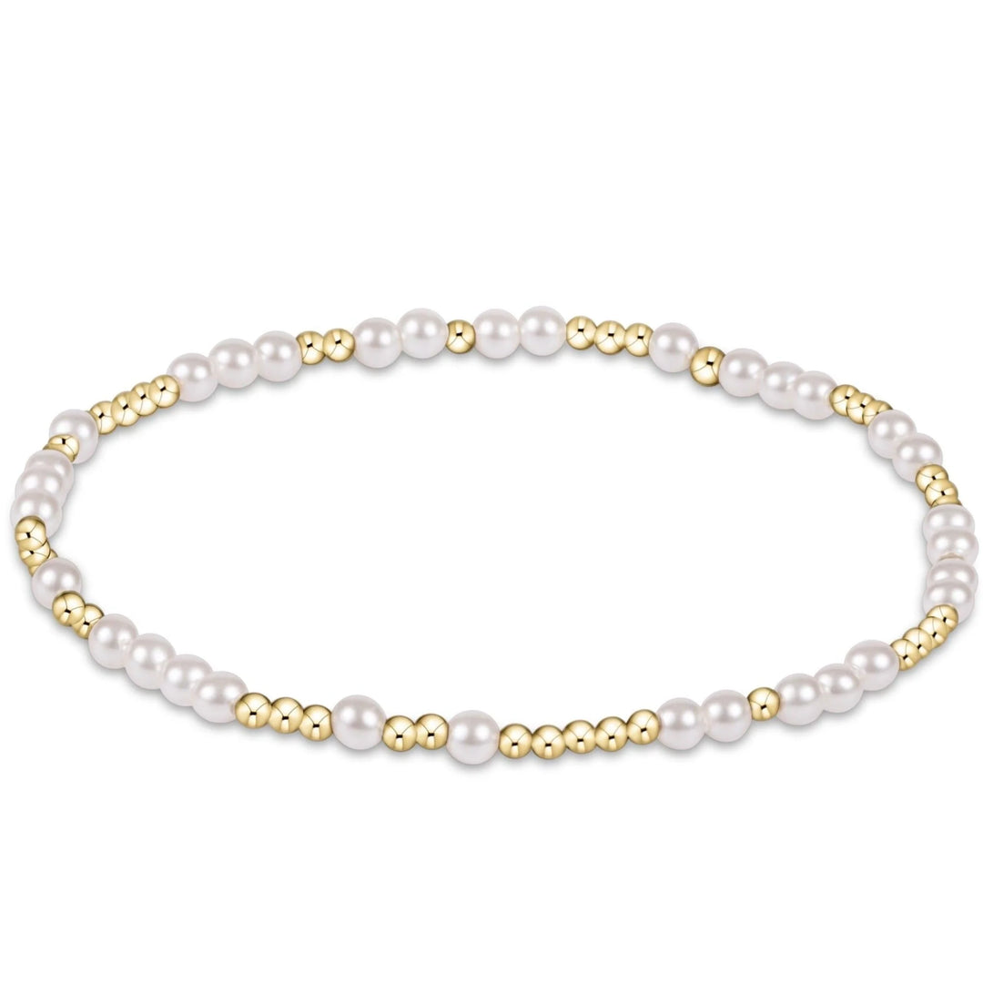 Enewton Extends- Hope Unwritten 3mm Bead Bracelet- Pearl