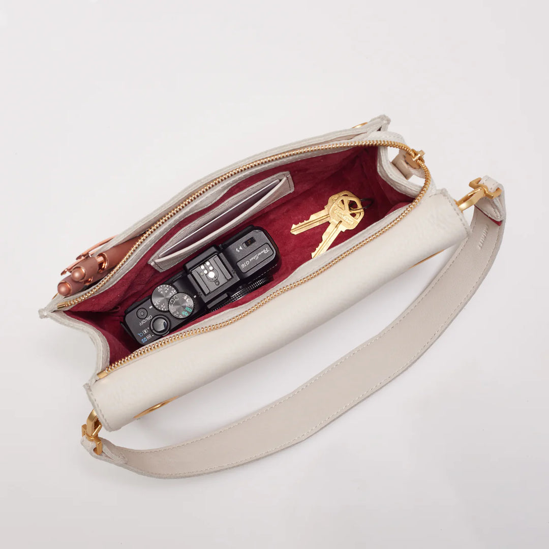 Hammitt Montana Small Clutch in Calla Lily White