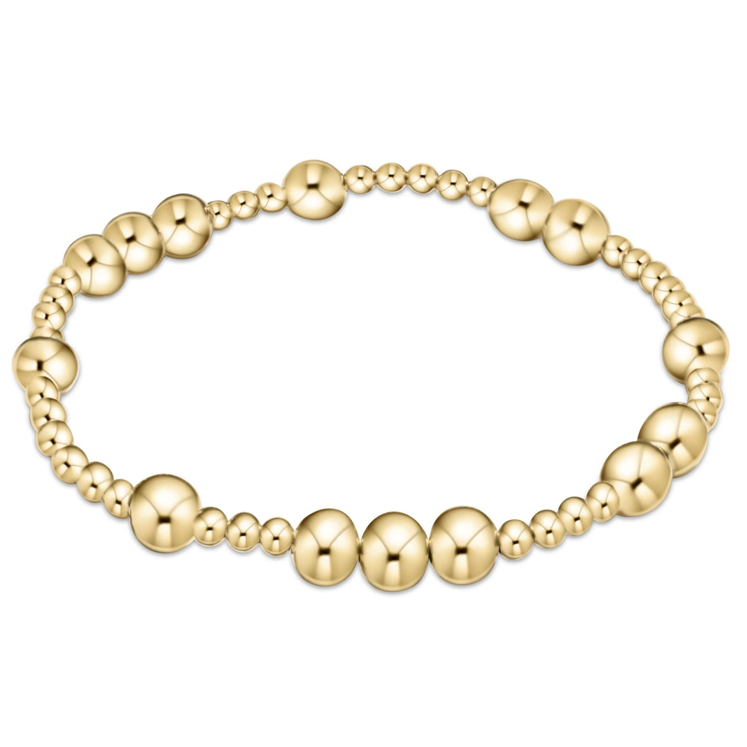 Enewton Hope Unwritten 6mm Bead Bracelet- Gold