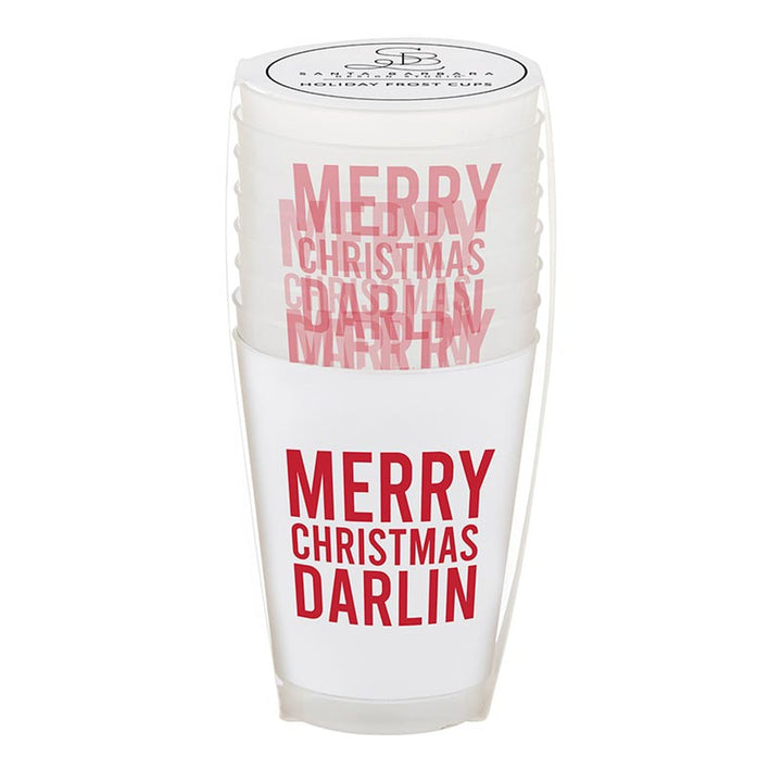 Christmas Darlin' Set of 8 Frost Holiday Cup