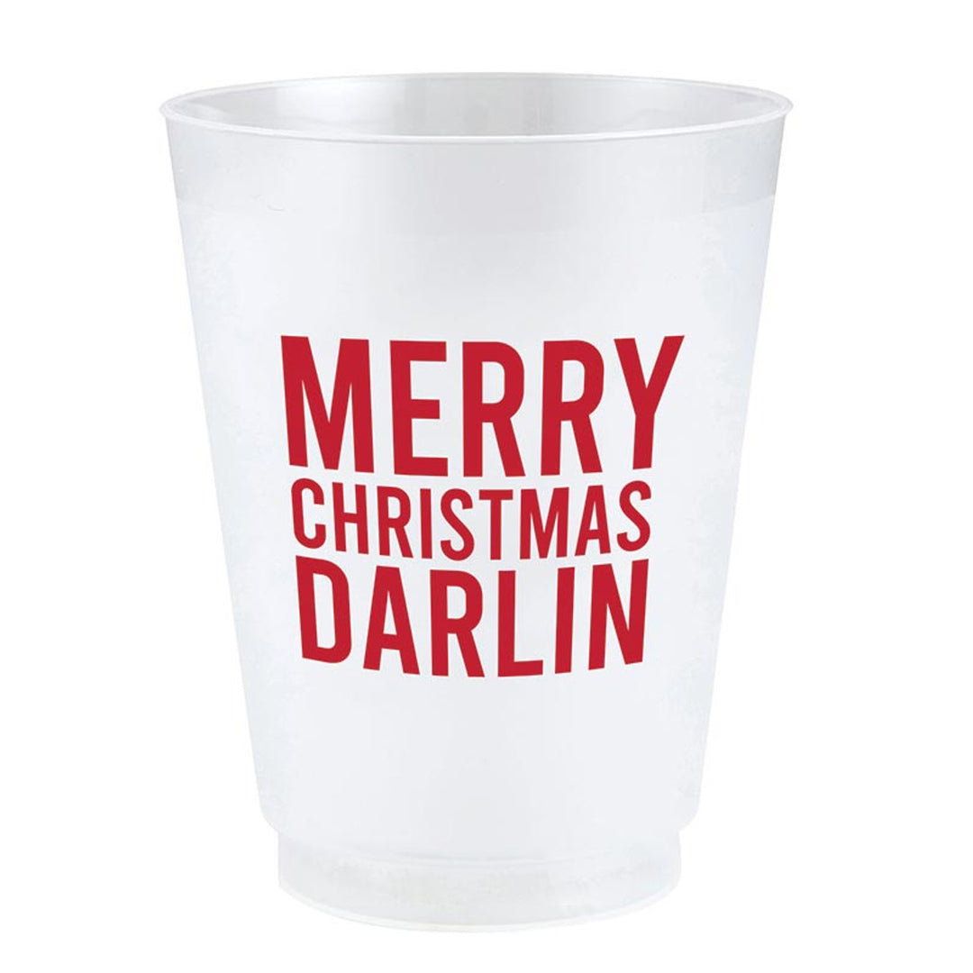 Christmas Darlin' Set of 8 Frost Holiday Cup