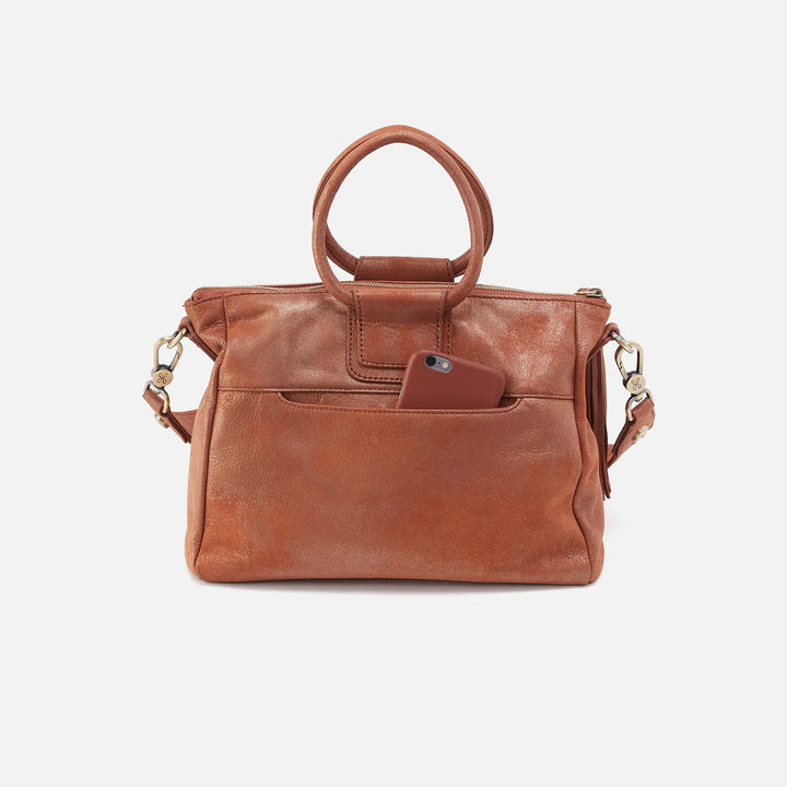 Hobo Sheila Medium Satchel in Patina