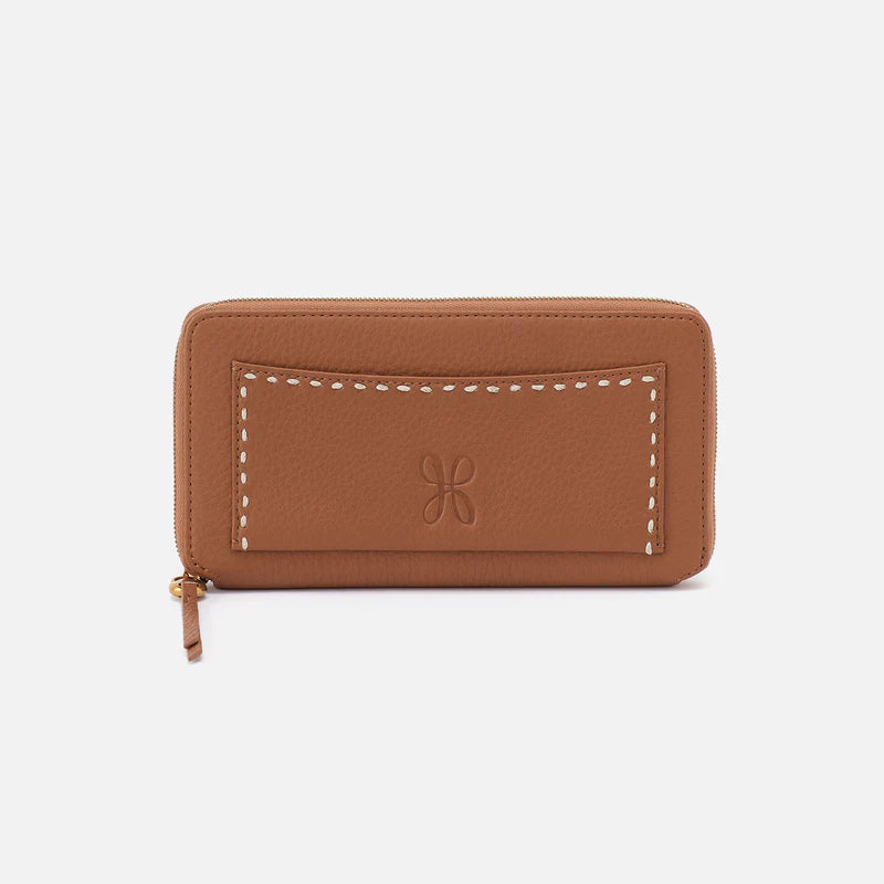 Hobo Hart Large Wallet in Warm Honey