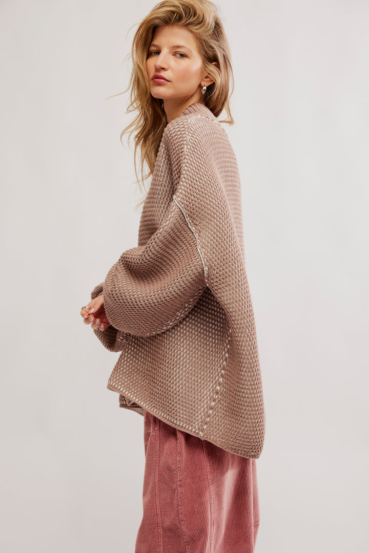 Free People Maisie Sweater in Stucco