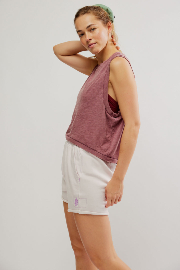 Free People Movement Love Tank in Sour Cherry