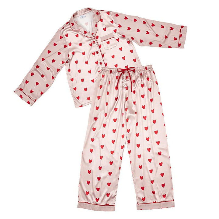 Love For Christmas Pink Pajama Pant Set