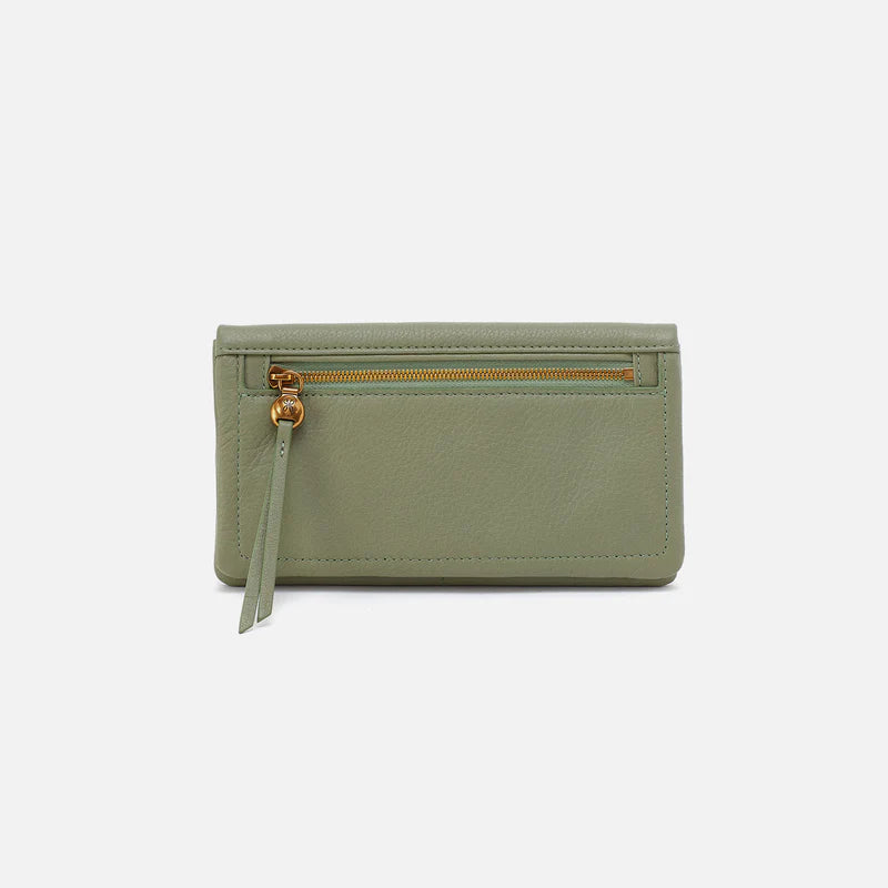 Hobo Lumen Continental Wallet in Watercress