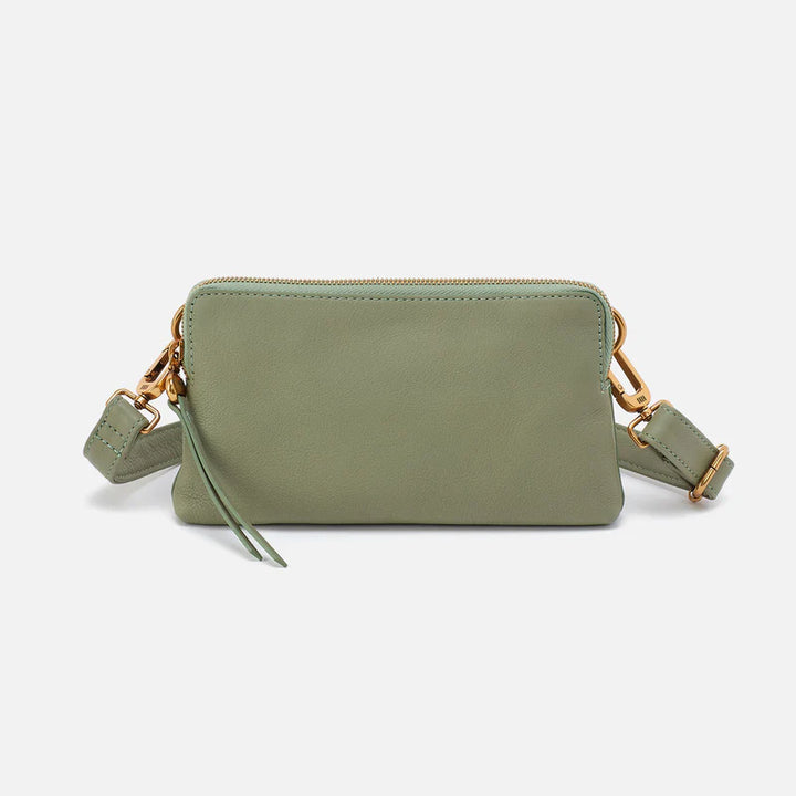 Hobo Fern Slim Belt Bag in Pebbled Leather | Watercress