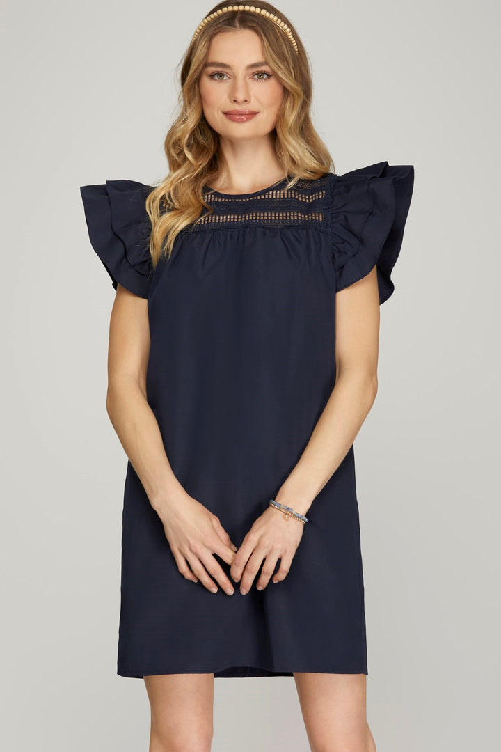 Living On Purpose Navy Dress