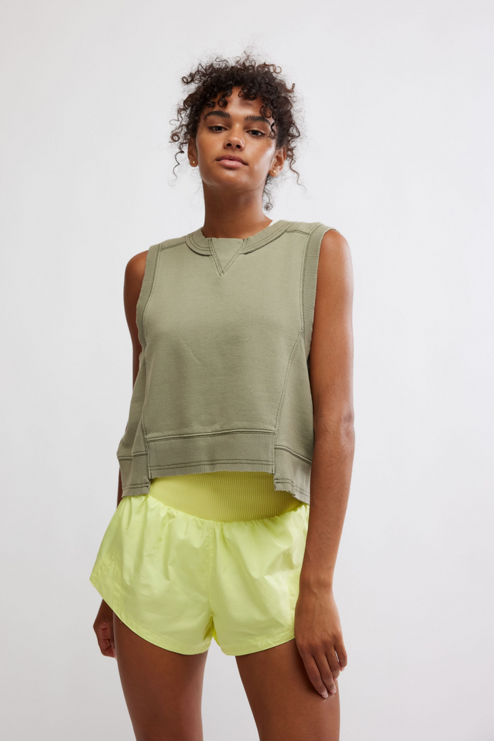 Free People Movement Intercept Tank in Sage Stone