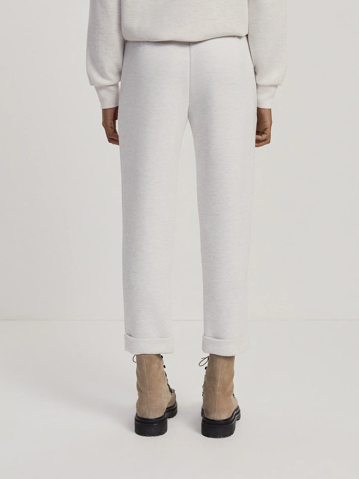 Varley The Rolled Cuff Pant 25" in Ivory Marl