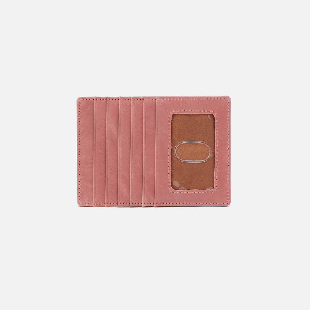 Hobo Euro Slide Card Case in Rose