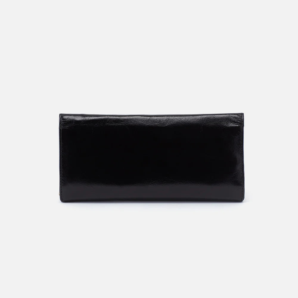 Hobo Rachel Continental Wallet in Black