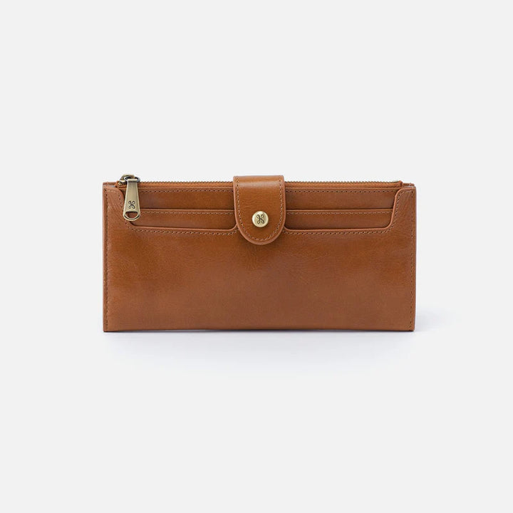 Hobo Dunn Continental Wallet in Truffle