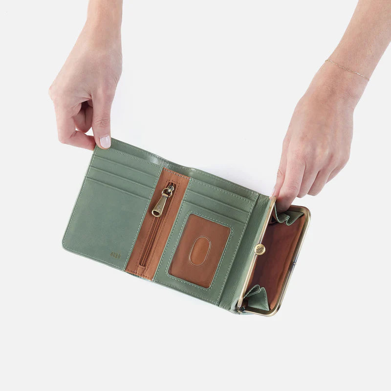 Hobo Robin Compact Wallet in Jade