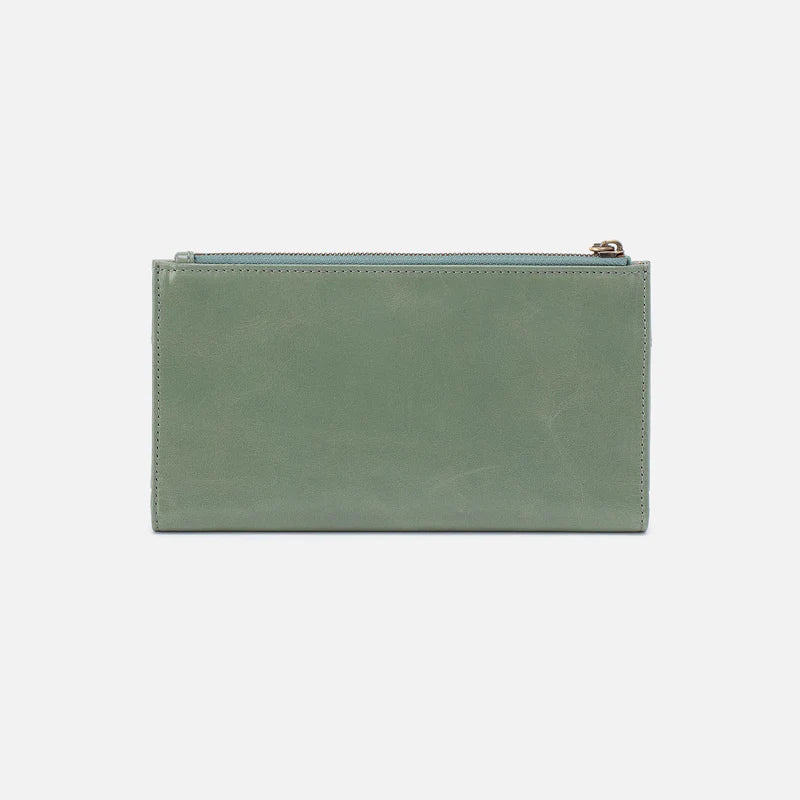 Hobo Jill Large Bifold Wallet in Jade